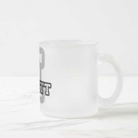 EはEmmettのためです フロストグラスマグカップ (右)