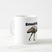EはEmuの為だ コーヒーマグカップ (正面左)
