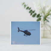 Eカラフル120ヘリコプター ポストカード (スタンド正面)