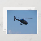 Eカラフル120ヘリコプター ポストカード (正面/裏面)