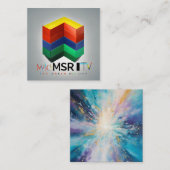 Eコマースビジネス開発者 スクエア名刺 (正面/裏面)