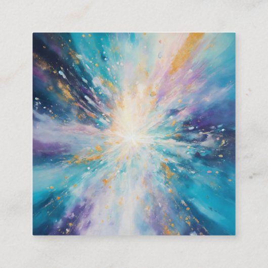 Eコマースビジネス開発者 スクエア名刺 (裏面)