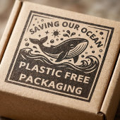 Eコマース向けプラスチックフリー梱包スタンプ ラバースタンプ