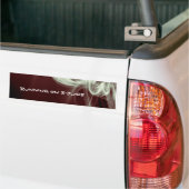 eジュースで走ること バンパーステッカー (トラック上)