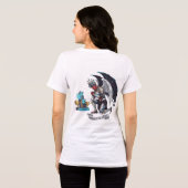 eスポーツのパイオニアに捧げるDevil Angel Tシャツ (裏面全面)