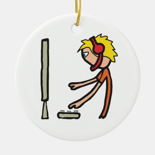 eスポーツゲーマー セラミックオーナメント (正面)