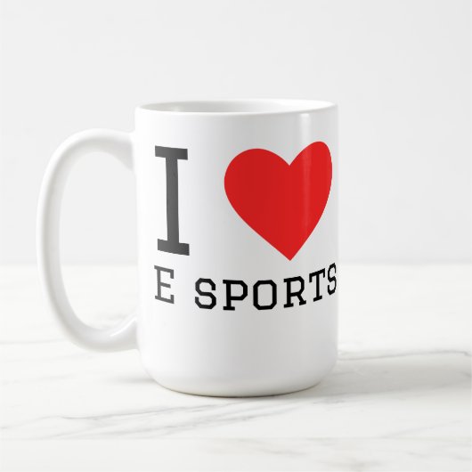 eスポーツ大好き コーヒーマグカップ (左)