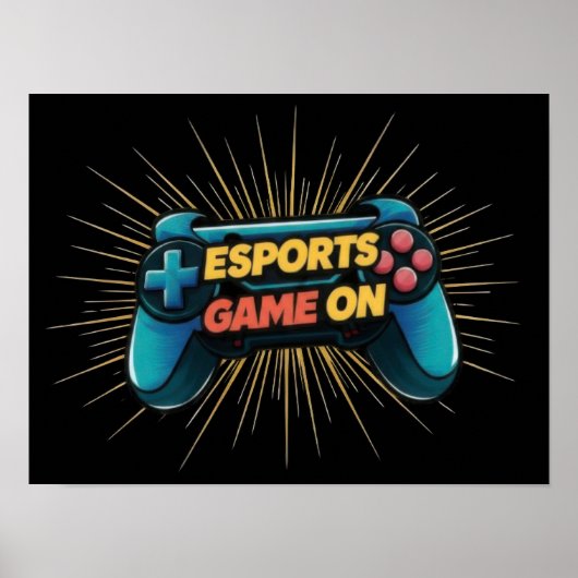 eスポーツ ゲーム スポーツ ポスター (正面)