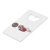 Eタイプぎざぎざ恋人 クレジットカード栓抜き (正面アングル)