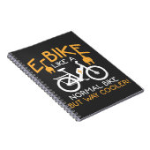 Eバイクサイクリングウェイクールバイクおもしろい電動バイク ノートブック (右側)