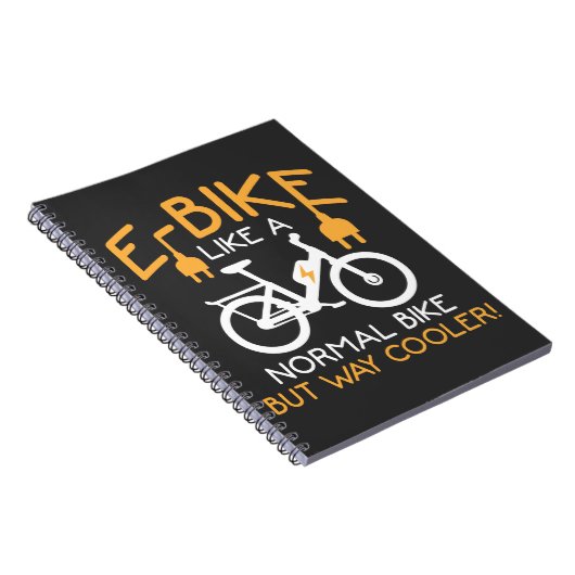 Eバイクサイクリングウェイクールバイクおもしろい電動バイク ノートブック (右側)