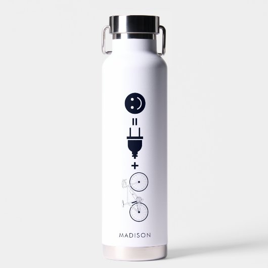 EバイクパーソナライズされたでGagサイクリストを幸せにする ウォーターボトル (正面)