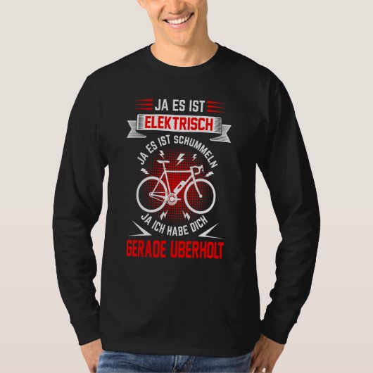 Eバイクペデレックサイクリスト Tシャツ (正面)