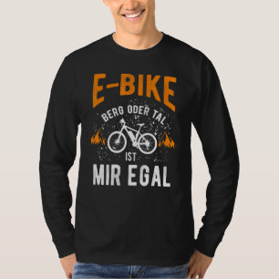 EバイクEバイク電動自転車マンことわざ Tシャツ