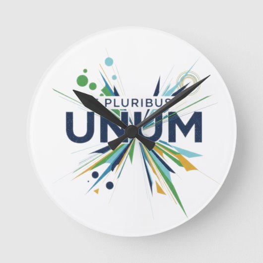 Eプルリバス・ウンム ラウンド壁時計 (正面)