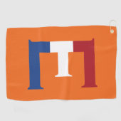 EモノグラムがNLDフラグ上またはgtcnt上にオーバーレイ ゴルフタオル (横)