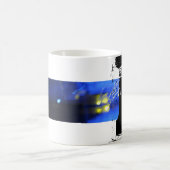 Eモノグラムタイポグラフィクールマグランジグ コーヒーマグカップ (中央)