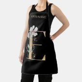 Eモノグラムフローラパーソナライズされた エプロン (インサイチュ)