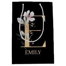 Eモノグラムフローラパーソナライズされた