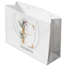 Eモノグラムフローラパーソナライズされた