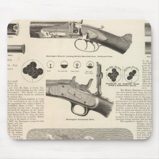 Eレミントンとサンズ マウスパッド (正面)