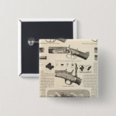 Eレミントンとサンズ 缶バッジ (正面&裏面)