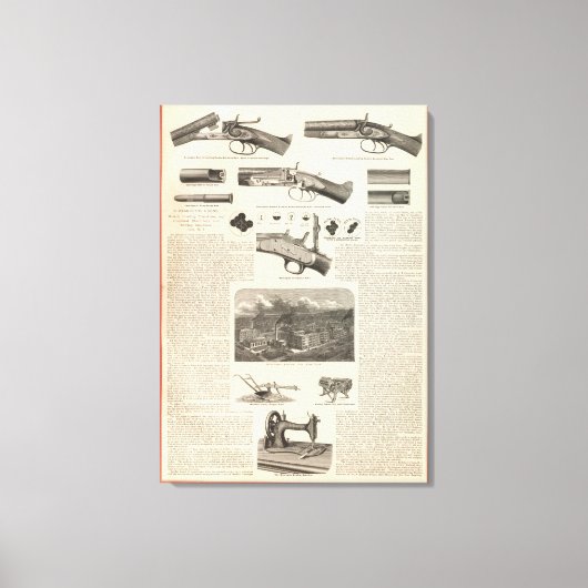 Eレミントン&サンズ キャンバスプリント (正面)