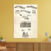 Eレミントン&サンズ キャンバスプリント (インサイチュ (リビング))