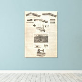 Eレミントン&サンズ キャンバスプリント (インサイチュ (ウッドフロア))