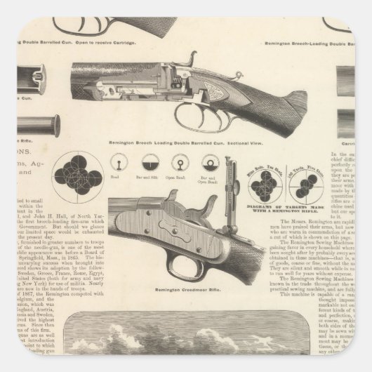 Eレミントン&サンズ スクエアシール (正面)