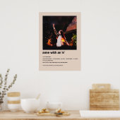 E代替ミニマリストカバー付きアン ポスター (キッチン)