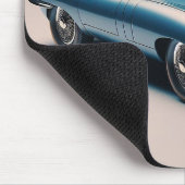 E型ジャガークーペ（青） マウスパッド (コーナー)