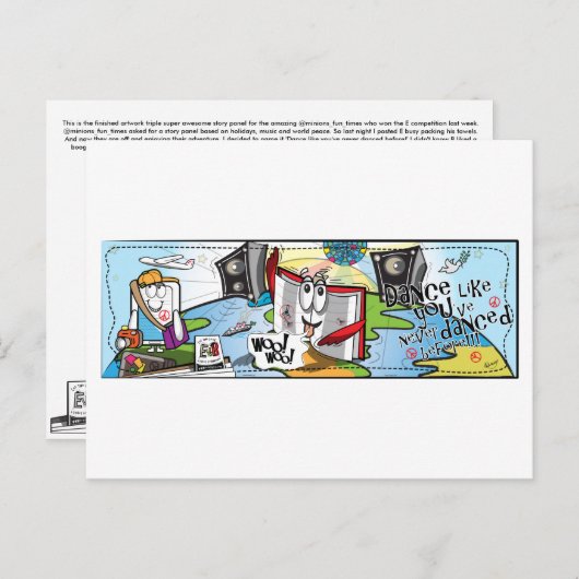 E対B -それのようなダンスはあなたの最後の郵便はがきです シーズンポストカード (正面/裏面)