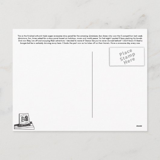 E対B -それのようなダンスはあなたの最後の郵便はがきです シーズンポストカード (裏面)