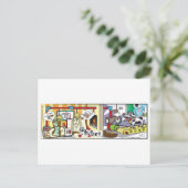 E対B – 日付はうまくいっていたハガキ ポストカード (スタンド正面)