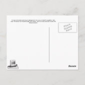 E対B – 日付はうまくいっていたハガキ ポストカード (裏面)