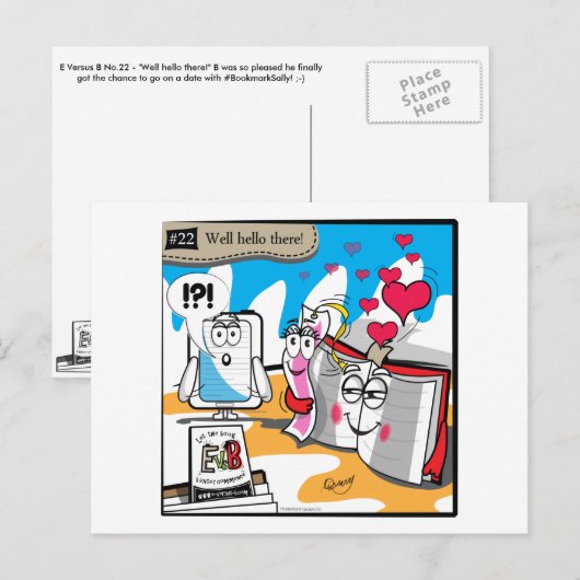E対B - No.22ハローハガキ ポストカード (正面/裏面)