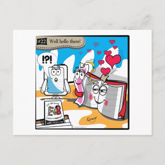 E対B - No.22ハローハガキ ポストカード (正面)