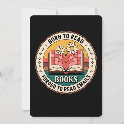 E生まれメールに強制的に書籍読を作成する 招待状 (正面)