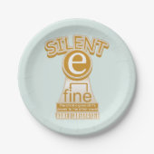 E英静か語音韻規則 ペーパープレート (正面)