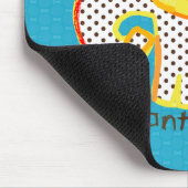 「E象のため」のデジタル絵画のmousepadです マウスパッド (コーナー)