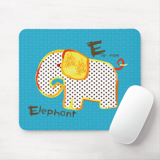 「E象のため」のデジタル絵画のmousepadです マウスパッド (マウス)