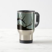 E11ブルエルクシルエットヘッドショット トラベルマグ (正面右)