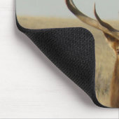 E13ブルエルクグラスの角のヘッドショット マウスパッド (コーナー)