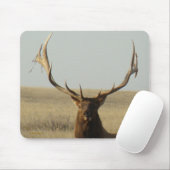 E13ブルエルクグラスの角のヘッドショット マウスパッド (マウス)