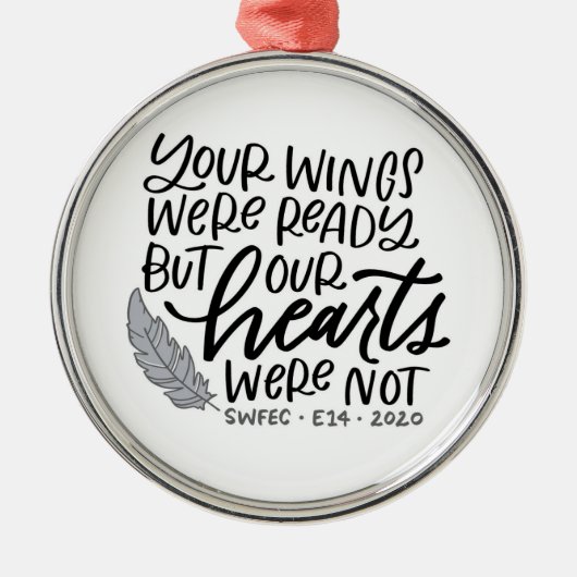 E14オーナメントの記憶 メタルオーナメント (正面)