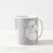 E14保護野生動物の挨拶から別れ コーヒーマグカップ (正面右)