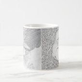 E14保護野生動物の挨拶から別れ コーヒーマグカップ (中央)