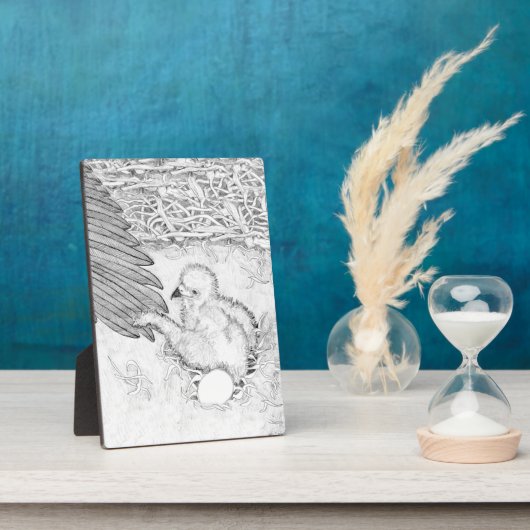 E14大切はEGGBERT2でオジーの羽を取る フォトプラーク (側面)