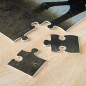 E14 シカの雄のシルエット ジグソーパズル (側面)